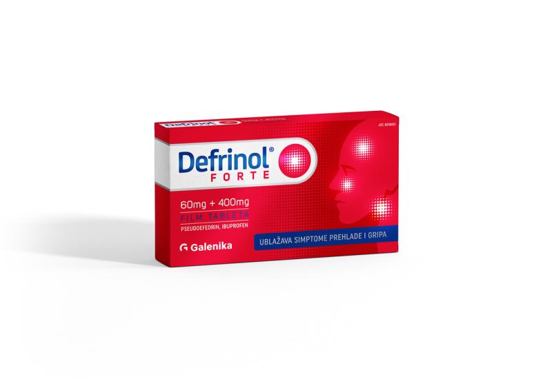 Foto: PR/ Defrinol® Forte - Defrinol® Forte – vaš spasilac u sezoni gripa i prehlada